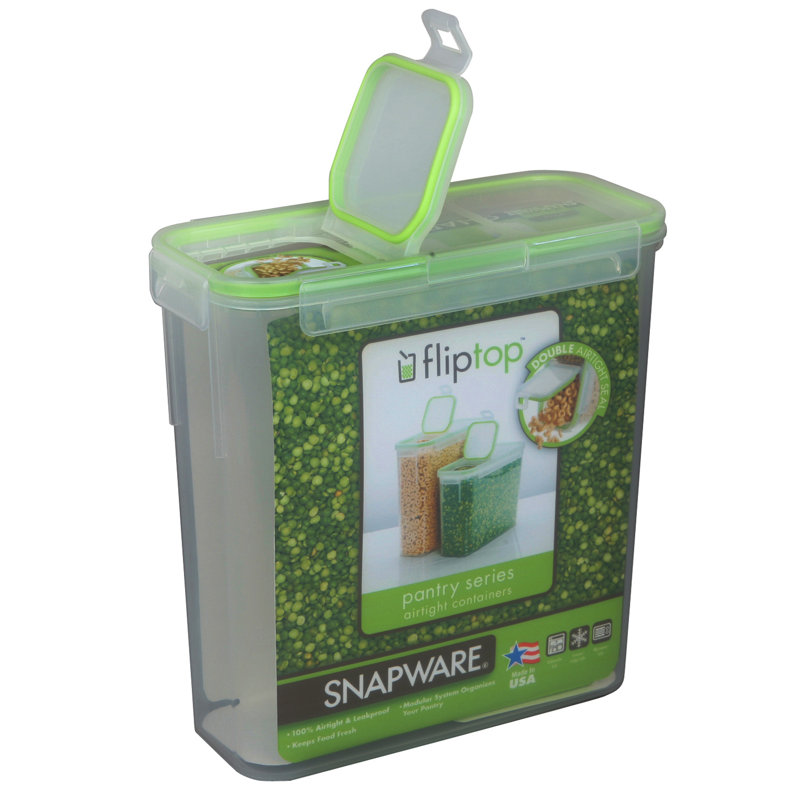 Rebrilliant Slim Flip Top 122 Oz. Food Storage Container & Reviews